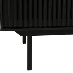 Meuble haut 2 portes noir