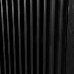 Meuble haut 2 portes noir