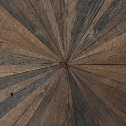 Meuble TV 2 portes en bois recyclé ORIGINS noir