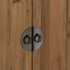 Meuble TV 2 tiroirs 4 portes bois pin recyclé SANDY