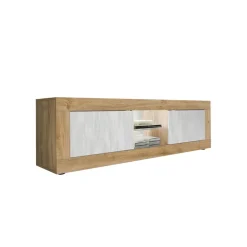 Meuble TV grande 2 portes sans éclairage