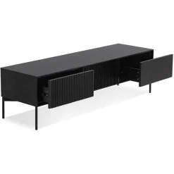 Meuble TV Noir ACONIT
