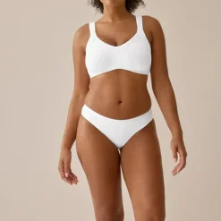 Minimiseur et lisseur latéral - Blanc en coton