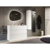 Miroir avec système led retroeclairé L92 cm