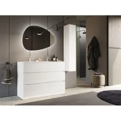 Miroir avec système led retroeclairé L92 cm