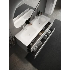 Miroir avec système led retroeclairé L92 cm