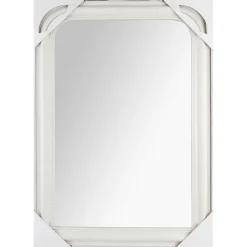 Miroir arrondi blanc Adele 74X104