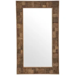 Miroir en bois Ori 70x115cm beige