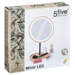 Miroir Led Pied Terre Inconnue Bambou