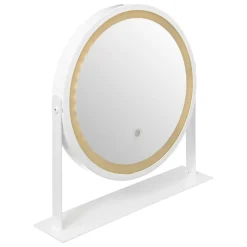 Miroir led Pivot rond blanc