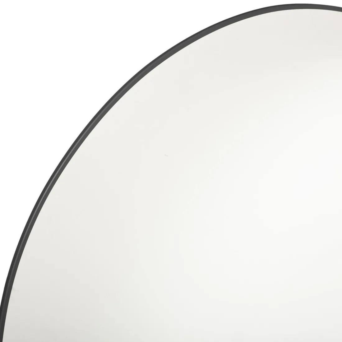 Miroir Métal Fin D 76 Noir Alice