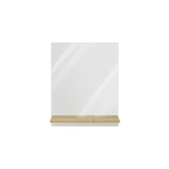 Miroir mural avec étagère BELM 7 naturel