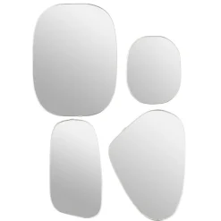 Miroir mural Roman argent