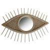 Miroir Oval Oeil 49X35 - Rotin