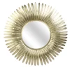Miroir Plumes Doré JUBBY