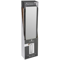 Miroir Porte Plastique 35 x 125 cm Paco noir
