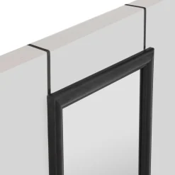 Miroir Porte Plastique 35 x 125 cm Paco noir