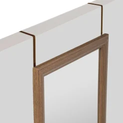 Miroir Porte Plastique 35 x 125 cm Paco noir
