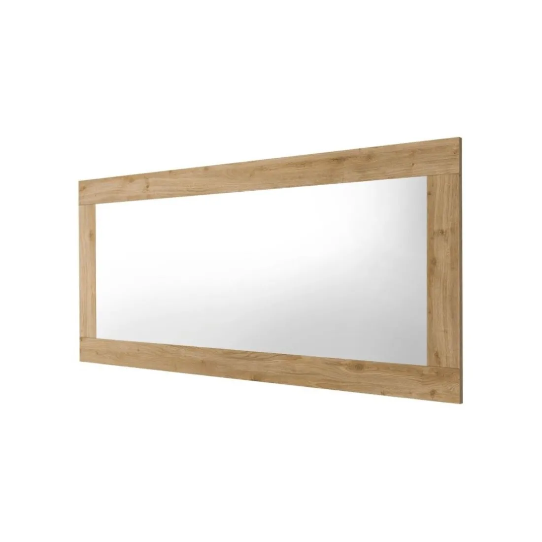 Miroir rectangulaire effet bois