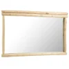 Miroir rectangulaire en branches de Teck naturel WILL Beige