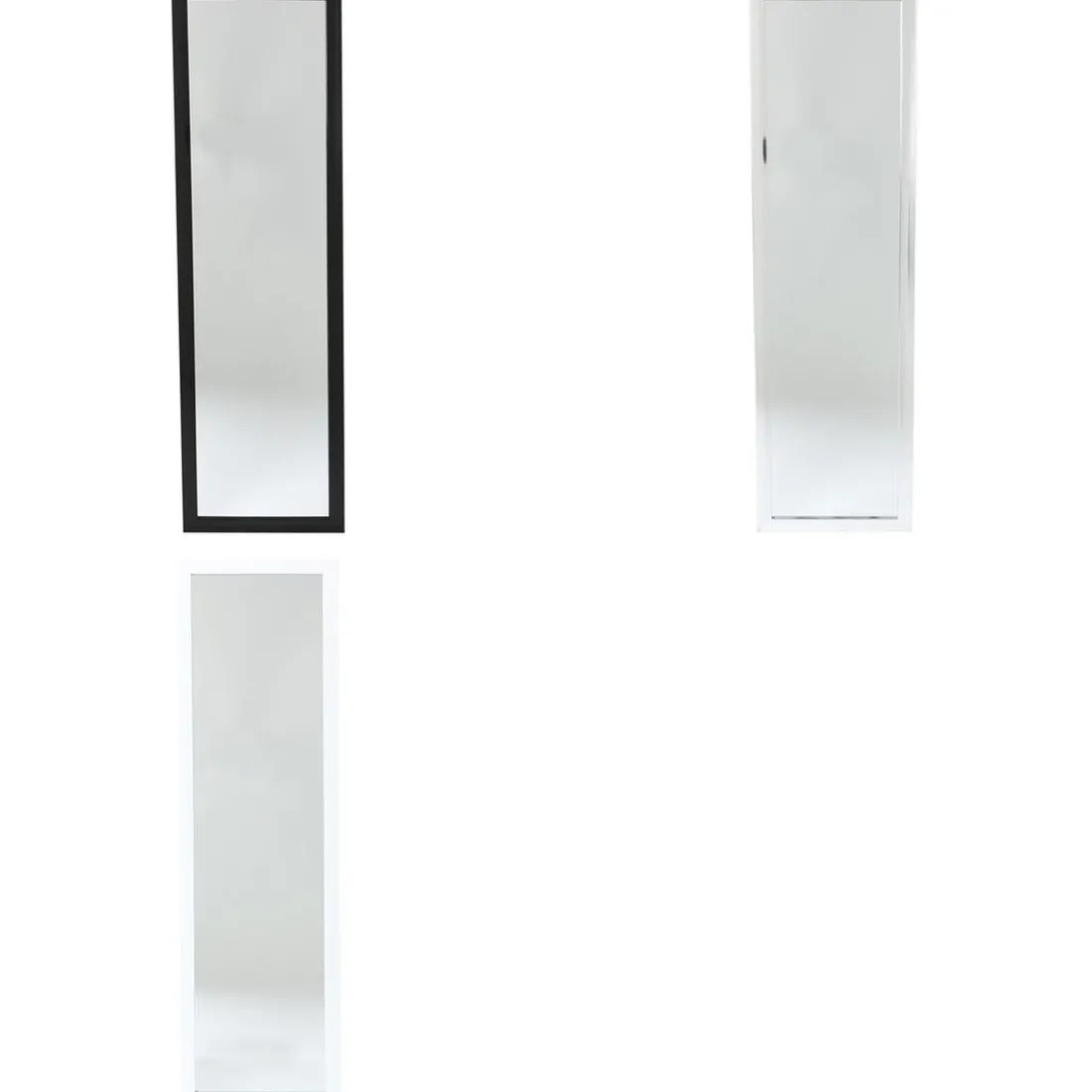 Miroir sur pied 35X125 noir