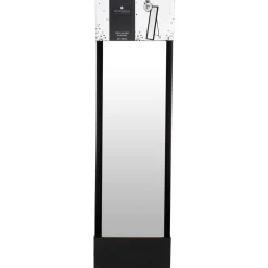 Miroir sur pied 35X125 noir