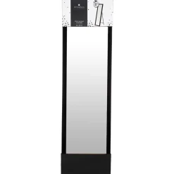 Miroir sur pied 35X125 noir
