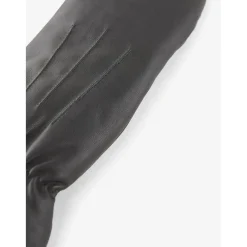 Mitaines en cuir noir