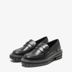 Mocassins Bout en amande noir