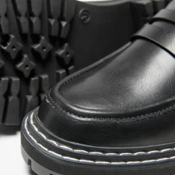 Mocassins Bout en amande noir