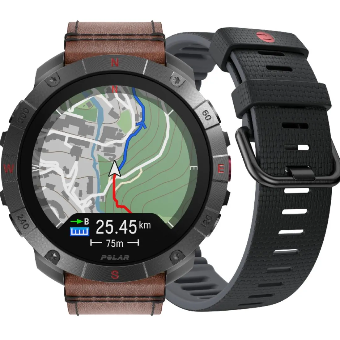 Montre Connectée 900110288 - POLAR Grit X2 Pro Titan M-L
