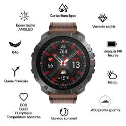 Montre Connectée 900110288 - POLAR Grit X2 Pro Titan M-L