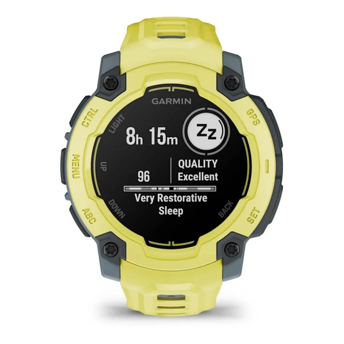 Montre Connectée Garmin - 010-02933-01 Instinct E – 45 mm, Citron vert avec bracelet citron vert