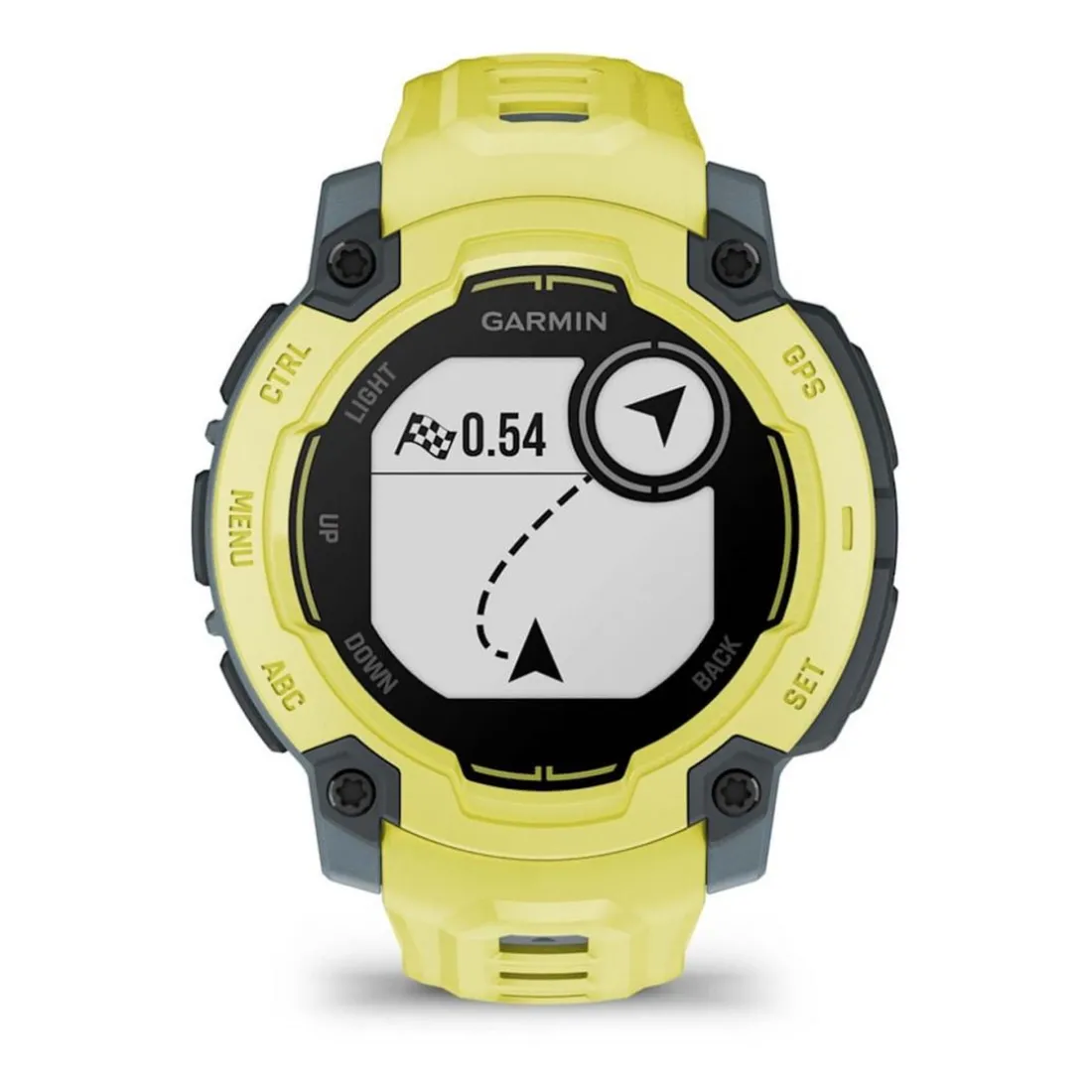 Montre Connectée Garmin - 010-02933-01 Instinct E – 45 mm, Citron vert avec bracelet citron vert
