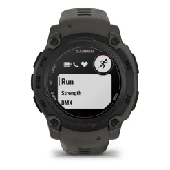 Montre Connectée Garmin - 010-02932-00 Instinct E – 40 mm, Noire avec bracelet gris charbon