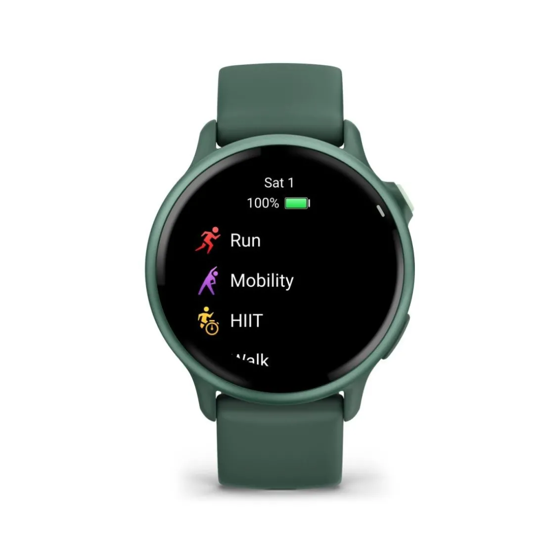 Montre Connectée Garmin Vívoactive 6 - 010-02985-02 Bracelet Silicone Vert sapin