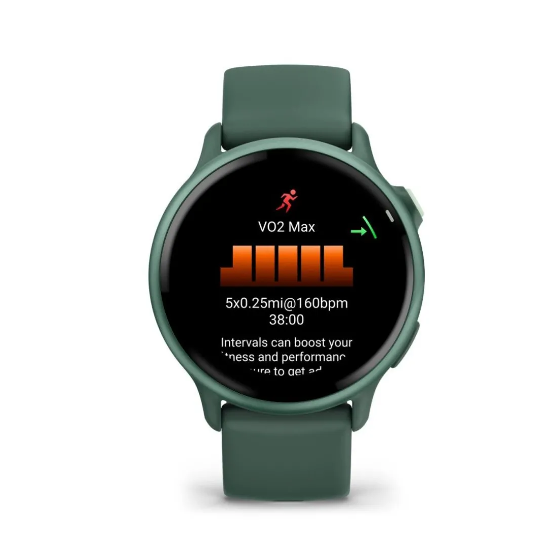 Montre Connectée Garmin Vívoactive 6 - 010-02985-02 Bracelet Silicone Vert sapin