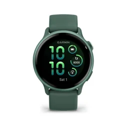 Montre Connectée Garmin Vívoactive 6 - 010-02985-02 Bracelet Silicone Vert sapin