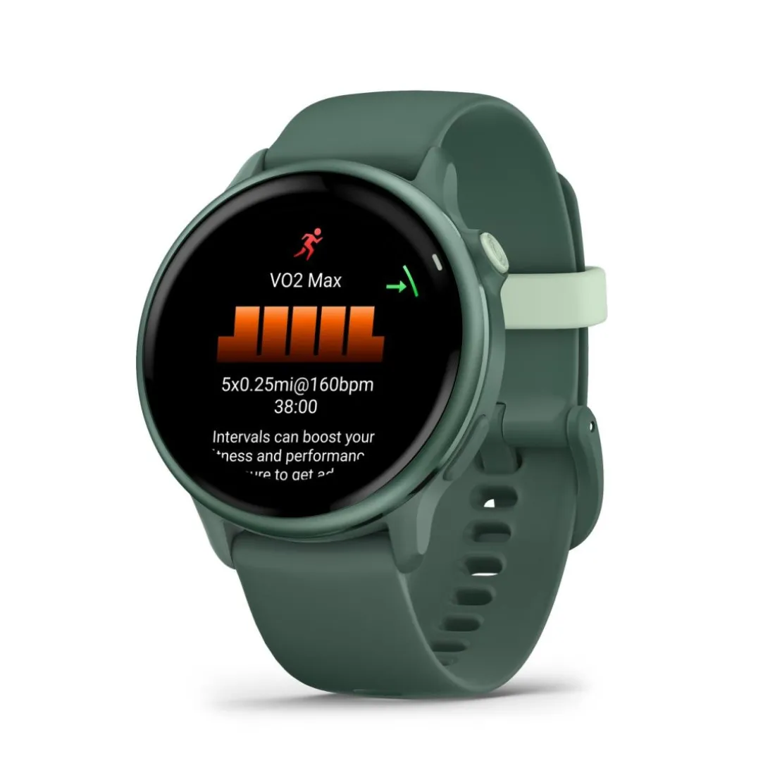 Montre Connectée Garmin Vívoactive 6 - 010-02985-02 Bracelet Silicone Vert sapin