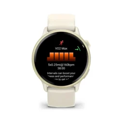 Montre Connectée Garmin Vívoactive 6 - 010-02985-01 Bracelet Silicone Ivoire