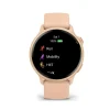 Montre Connectée Garmin Vívoactive 6 - 010-02985-03 Bracelet Silicone Rose pêche