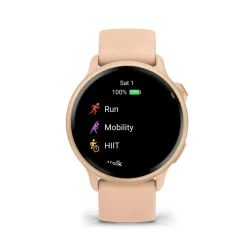 Montre Connectée Garmin Vívoactive 6 - 010-02985-03 Bracelet Silicone Rose pêche
