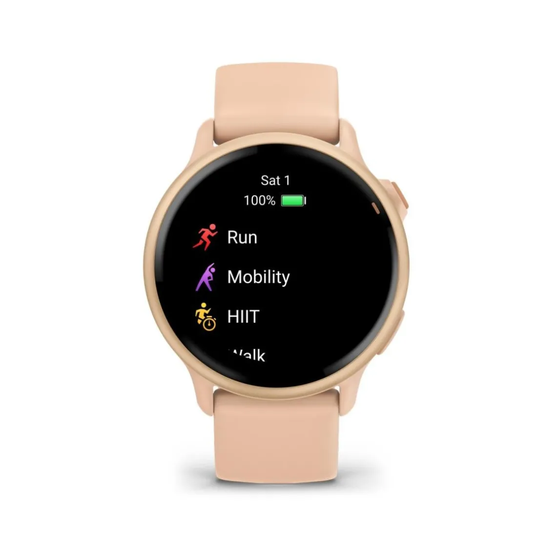 Montre Connectée Garmin Vívoactive 6 - 010-02985-03 Bracelet Silicone Rose pêche