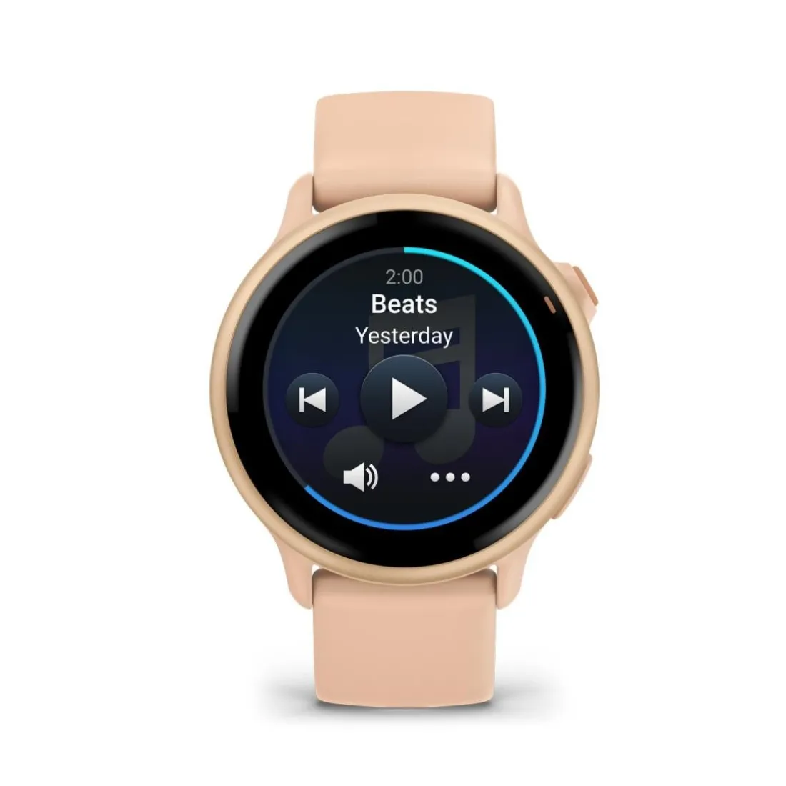 Montre Connectée Garmin Vívoactive 6 - 010-02985-03 Bracelet Silicone Rose pêche