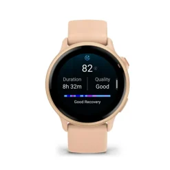 Montre Connectée Garmin Vívoactive 6 - 010-02985-03 Bracelet Silicone Rose pêche