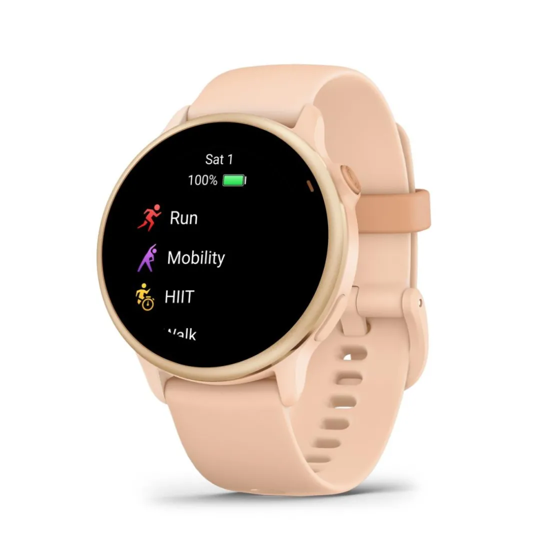 Montre Connectée Garmin Vívoactive 6 - 010-02985-03 Bracelet Silicone Rose pêche