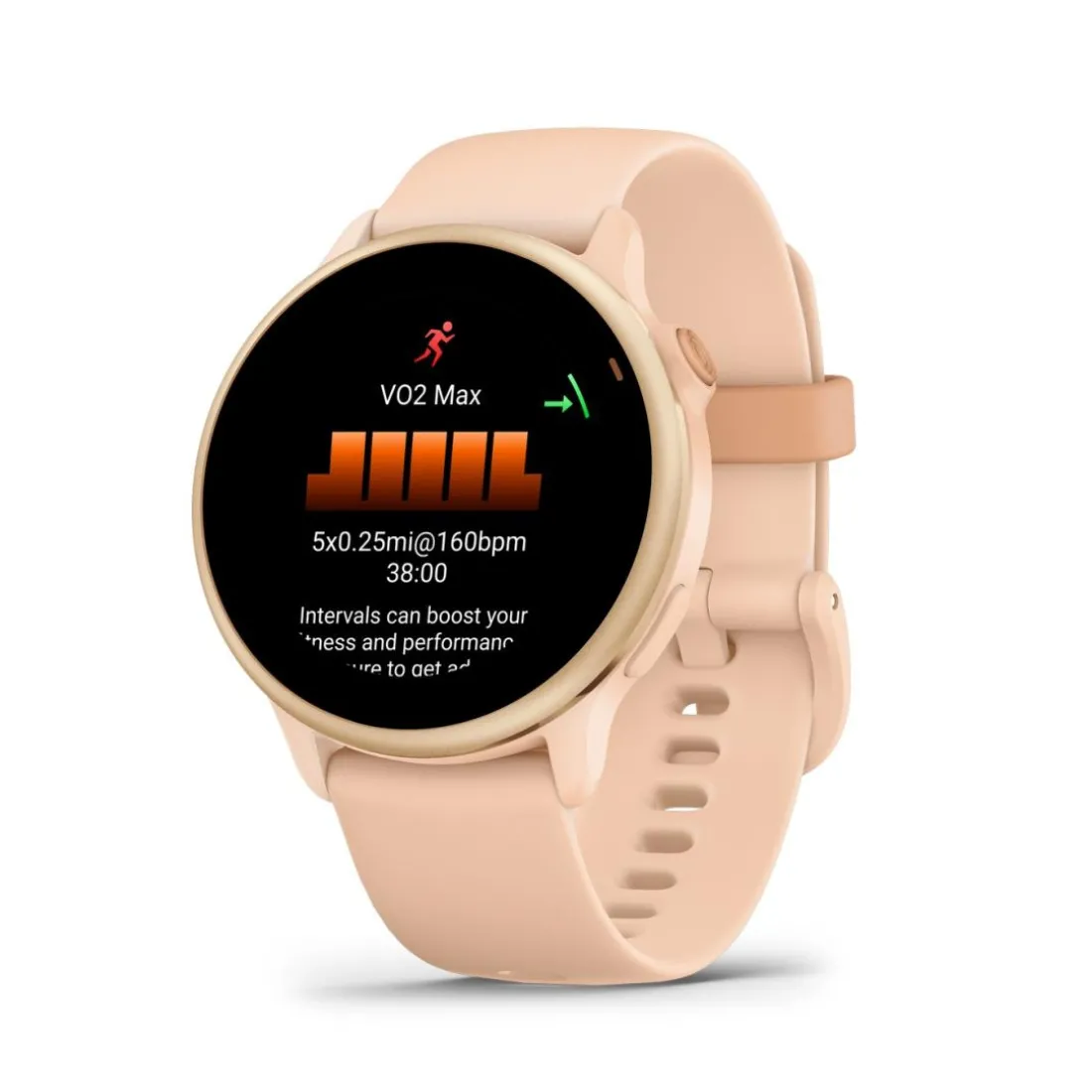 Montre Connectée Garmin Vívoactive 6 - 010-02985-03 Bracelet Silicone Rose pêche