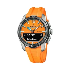 Montre connectée Homme Festina - F23000-7 Bracelet Silicone Orange