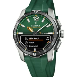 Montre connectée Homme Festina - F23000-2 Bracelet Silicone Vert