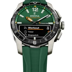 Montre connectée Homme Festina - F23000-2 Bracelet Silicone Vert